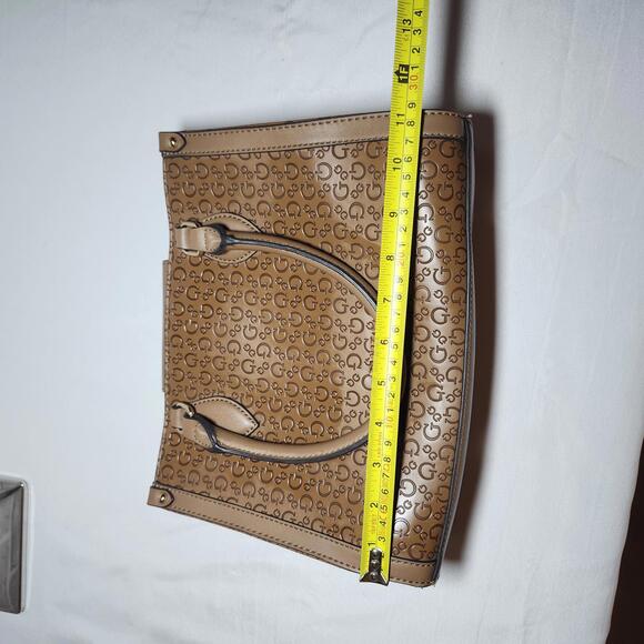 Guess Signature Y2K Mocha Holy Springs medium satchel tote - Picture 8 of 9